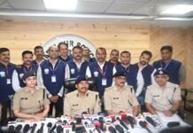 मध्यप्रदेश पुलिस की बड़ी कार्रवाई: कंटेनर में छिपाकर ले जाया जा रहा 871 किलो से अधिक गांजा जब्त, दो आरोपी गिरफ्तार