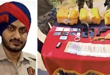 तरनतारन बॉर्डर पर नशे की खेप के साथ कॉन्स्टेबल गिरफ्तार, पंजाब पुलिस पर उठे सवाल