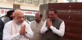 अमित शाह गुरदासपुर में विक्रमजीत के परिवार से मिले, अब परविंदर झोटा के घर जाएंगे