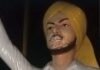 मोगा में शहीद भगत सिंह की प्रतिमा पर रंग पोता, अपमान के खिलाफ भड़के लोग
