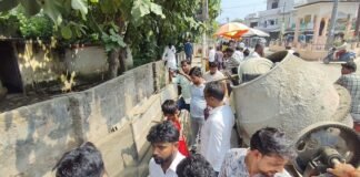 अमेठी में 2.20 करोड़ के नाले का हिस्सा ढहा, निर्माण की गुणवत्ता पर सवाल, PWD ने ठेकेदार को दिया था नोटिस