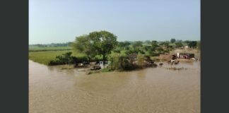 UP: घाघरा का जलस्तर घटा, लाल निशान से 23 सेंटीमीटर नीचे, तराई में तेज कटान से बढ़ी किसानों की चिंता