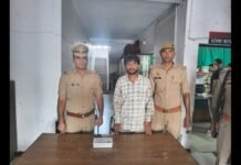 हाथरस में दोहरे हत्याकांड का एक और आरोपी गिरफ्तार, 25 हजार का इनामी गौरव सिकरवार दबोचा