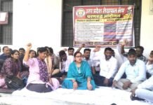 रायबरेली: समस्याओं के समाधान की मांग को लेकर लेखपालों का कार्य बहिष्कार, तहसीलों में जोरदार प्रदर्शन