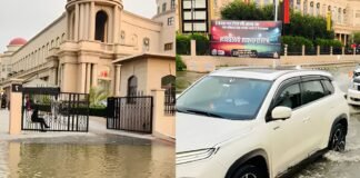 UP: लखनऊ में गोमती का बढ़ा जलस्तर, इकाना-प्लासियो मार्ग पर भरा पानी, ट्रैफिक पुलिस ने जारी की एडवाइजरी