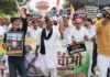 UP: राहुल गांधी की गिरफ्तारी के विरोध में जौनपुर में कांग्रेस का प्रदर्शन, निर्वाचन कार्यालय का घेराव