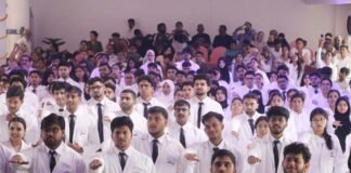 एरा मेडिकल कॉलेज में नये बैच की व्हाइट कोट सेरेमनी सम्पन्न