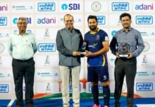 न्यायधानी नाइट्स और चक्रधर चौंपियंस के बीच कड़ा मुकाबला 4-4 से ड्रॉ