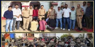 मध्यप्रदेश पुलिस की वाहन चोरों के विरुद्ध बड़ी कार्रवाई