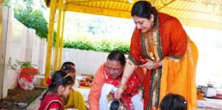 मुख्यमंत्री ने शारदीय नवरात्रि की महानवमी पर किया हवन एवं कन्या पूजन